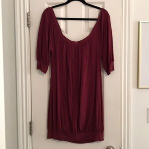 Long sleeved cotton dress